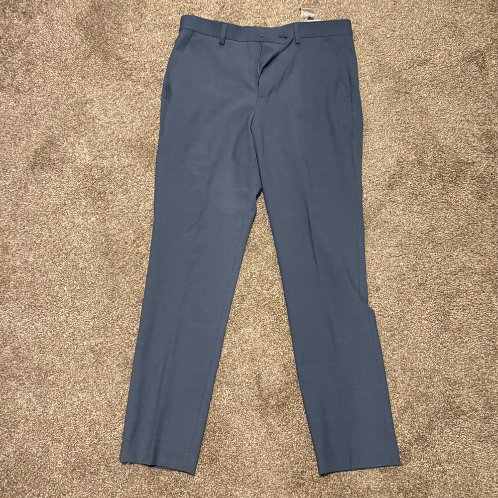 NWOT Express Men's Slate Blue Dress Pants 30x32